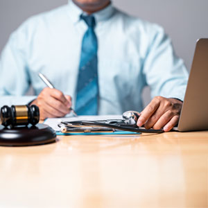 Lawyer at desk addressing misconceptions about Louisiana personal injury cases